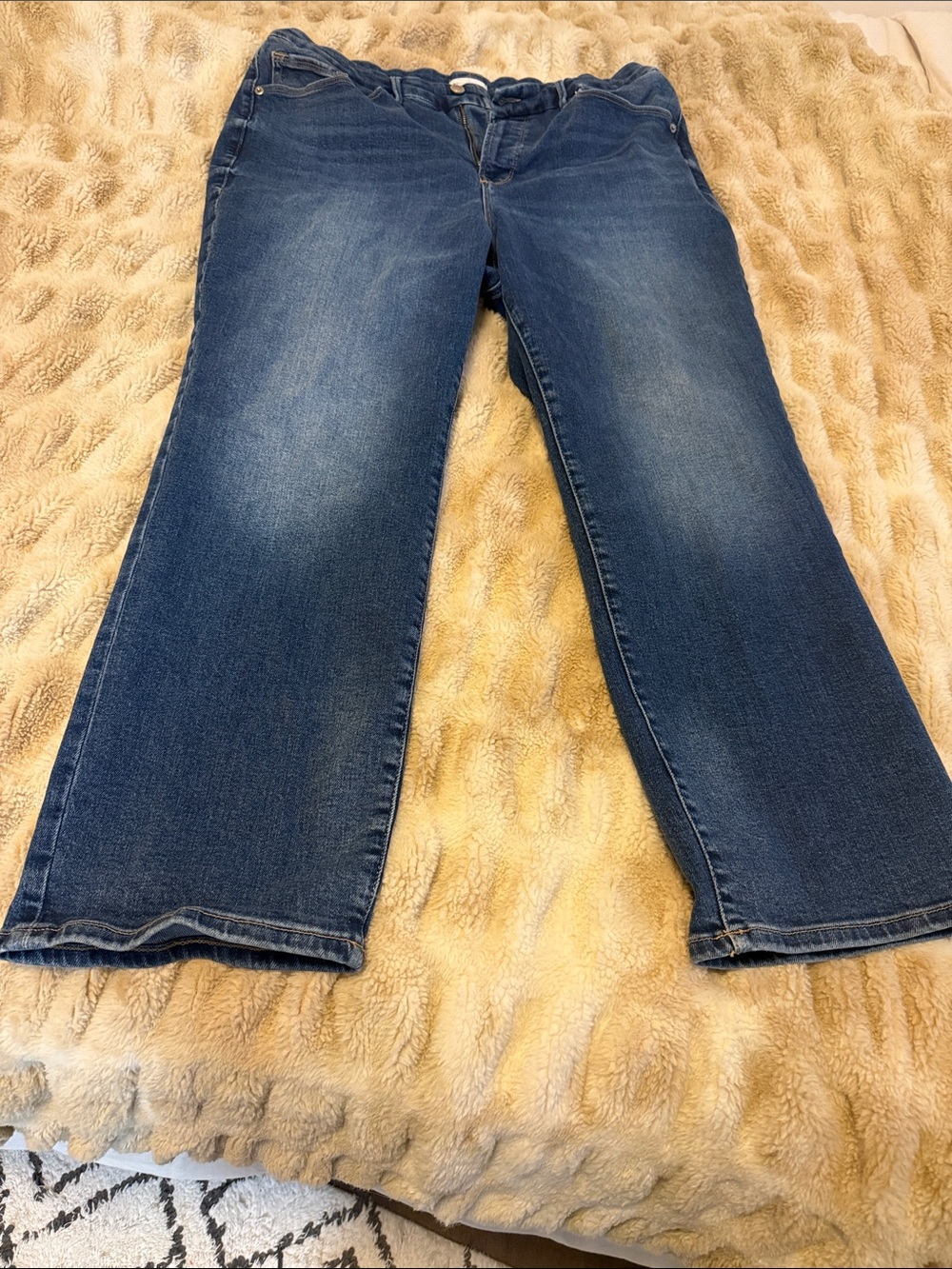 Good American Women's Dark Blue Bootcut Jeans